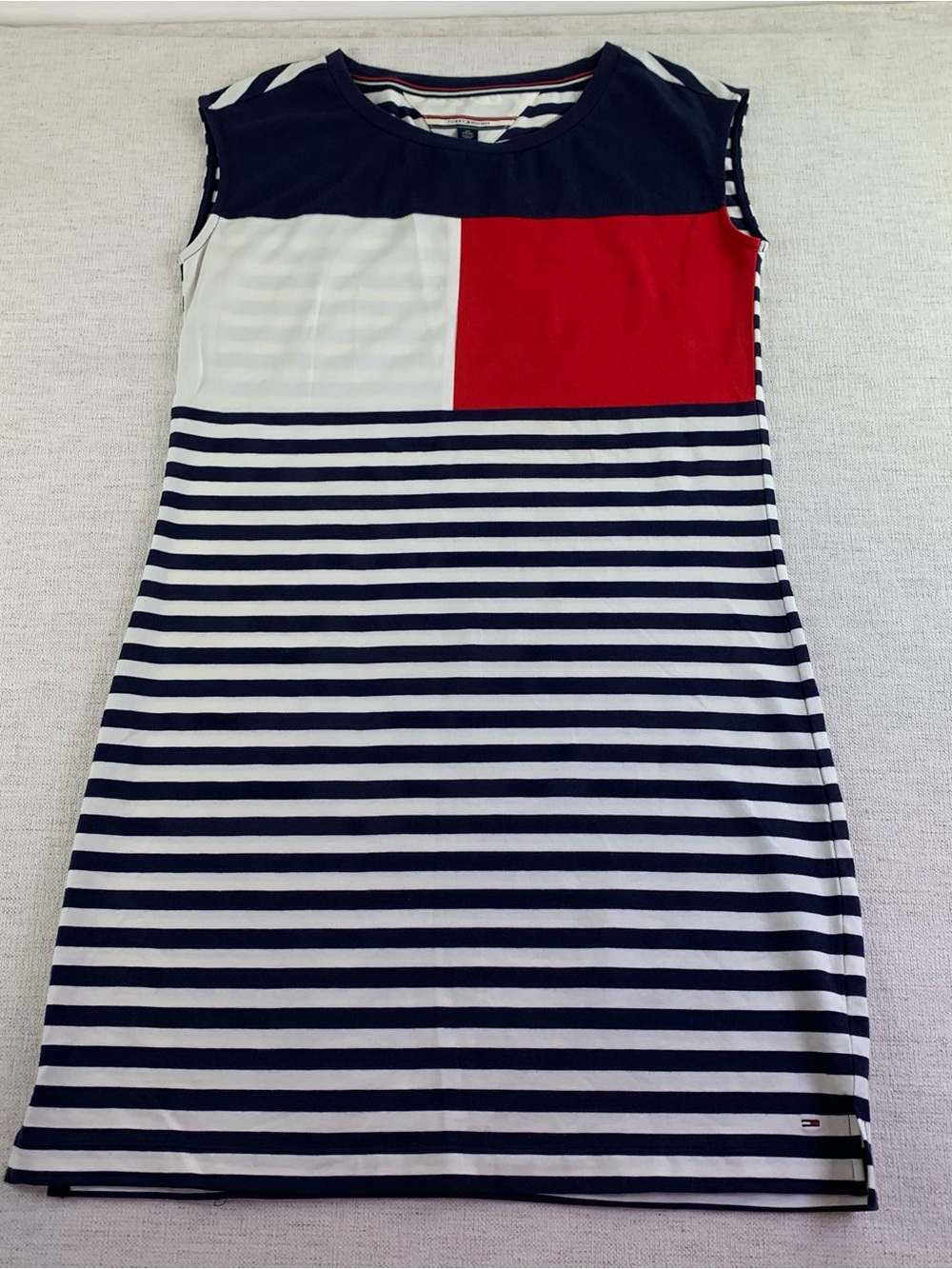 Tommy Hilfiger New Women's sleeveless Striped t-shirt Dress size XS